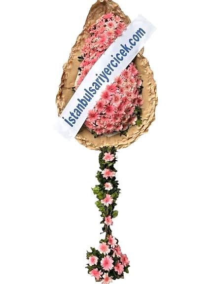 KLASİK TEKLİ PEMBE GERBERA ÇELENGİ